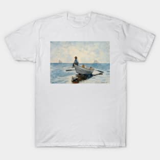 Boys in a Dory by Winslow Homer T-Shirt